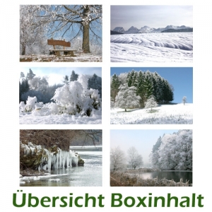 Sechser-Box: Winterlandschaften - 0003H-S
