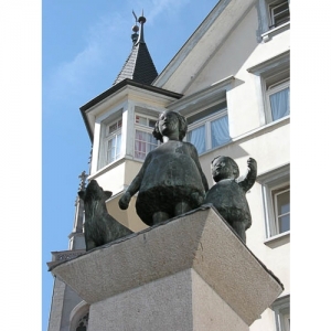 St. Gallen - Brunnenfiguren Spisergasse - 1859