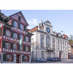 Weinfelden - Rathaus und "Zum Löwen" - 2951