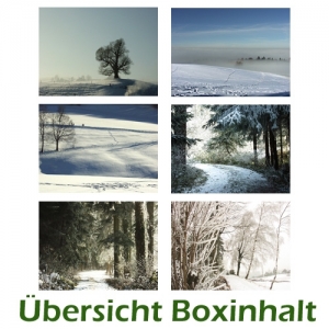 Sechser-Box: Winterlandschaften - 0003F-S