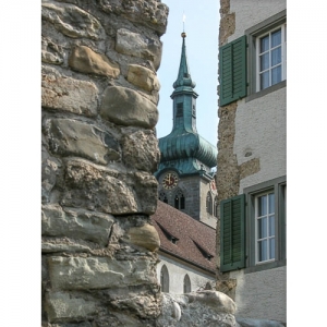 Bischofszell: Kirchturm St. Pelagius - 0763