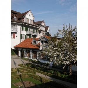 Bischofszell: Garten mit Schnyderbudig - 0774